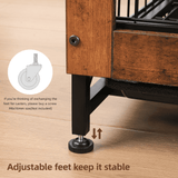 Richya Dog Crate Furniture for Medium Dogs Side End table, Dog Kennel for Indoor Up to 45 lbs