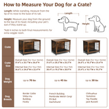 Richya Dog Crate Furniture for Medium Dogs Side End table, Dog Kennel for Indoor Up to 45 lbs