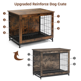 Richya Dog Crate Furniture for Medium Dogs Side End table, Dog Kennel for Indoor Up to 45 lbs