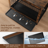 Richya Dog Crate Furniture for Medium Dogs Side End table, Dog Kennel for Indoor Up to 45 lbs