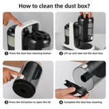 Dog Grooming Kit, Dog Hair Vacuum with 6 Pet Grooming Tools, Pet Grooming Kit for Dogs Cats, Blac