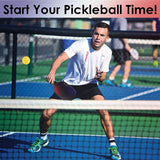 EYCI Pickleball Paddles Graphite Pickleball Paddle Set of 2, Polypropylene Honeycomb Core, Pickleball Racquets 4 Pickleballs with Carry Bag