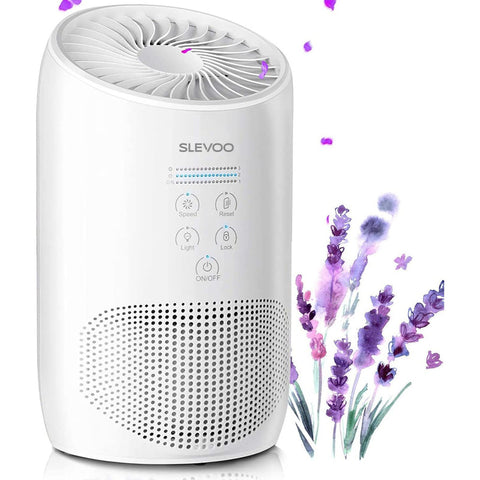 Air Purifiers for Bedroom Pets in Home, 2023 New Upgrade H13 True HEPA Air Purifier with Fragrance Sponge, Effectively Clean 99.97% of Dust, Smoke, Pets Dander, Pollen, Odors, White