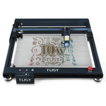 10W Laser Engraver, 60W High Accuracy Laser Cutter and Engraver Machine for Wood, Paper, Metal, Leather, Acrylic, Glass