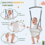 Slevoo Baby Doorway Jumper D-03, Baby Jumper Bouncer for 6-12 Months, Portable Infant Exerciser