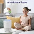 Slevoo Air Purifier BS 01, 450 ft² H13 True HEPA Air Purifier, White