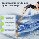 Slevoo Portable Carpet Cleaner 11Kpa Strong Suction, New 450W Powerful Motor, Carpet Cleaner Machine with Spot Cleaner, Stain Remover for Pet Accident & Rugs, Green