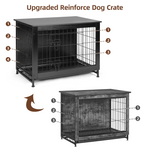 Dog Crate Furniture for Medium Dogs Side End table, Dog Kennel for Indoor Up to 45 lbs