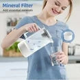 Slevoo Countertop Water Filter, 5-Stage Ro Filtration System with Glass Pitcher
