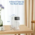 Slevoo Countertop Water Filter, 5-Stage Ro Filtration System with Glass Pitcher