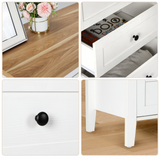 RichYa 6 Drawer Dresser for Bedroom,Chest of Drawers with Metal Knobs,Dresser for Closet,Wood