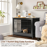 Dog Crate Furniture for Medium Dogs Side End table, Dog Kennel for Indoor Up to 45 lbs