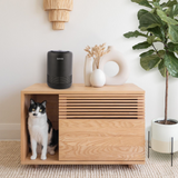 Slevoo Air Purifiers for Bedroom Pets Smokers in Home, 215 ft2 H13 True HEPA Filter Air Cleaner, Black