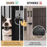 Richya 52 Inch Dog Crate Furniture Corner, Wooden Dog Kennel Furniture, End Table Dog Crate for Large Dogs