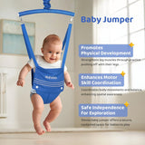 Slevoo Baby Jumper D-05, Infant Exerciser with a Ceiling Hook for 6-12 Months, Infant Exerciser with Adjustable Chain