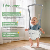 Slevoo Baby Jumper D-06, Infant Exerciser with a Ceiling Hook for 6-12 Months, Infant Exerciser with Adjustable Chain