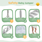 Slevoo Baby Jumper D-06, Infant Exerciser with a Ceiling Hook for 6-12 Months, Infant Exerciser with Adjustable Chain