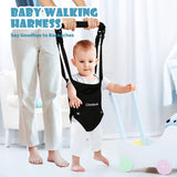 2 in 1 Baby Door Jumper, Adjustable Strap and Seat for 6-24 Months Infant Toddler,Black