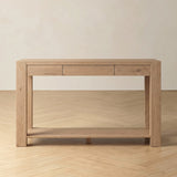 Richya 55'' Wood Console Sofa Table with Drawer and Storage Shelf for Entryway, Living Room