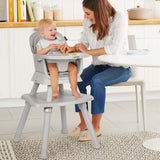 Richya 8 in 1 Baby High Chair for Babies, Toddler Dining Booster Seat, BPA Free PP Material, Grey