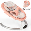 Baby Swing for Infants - Electric Indoor Baby Rocker 3 Speeds and 10 Lullabies, Portable, Touch Screen & Remote Control, Bluetooth, Pink