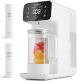 Slevoo Countertop Water Filter, 5-Stage Ro Filtration System with Glass Pitcher