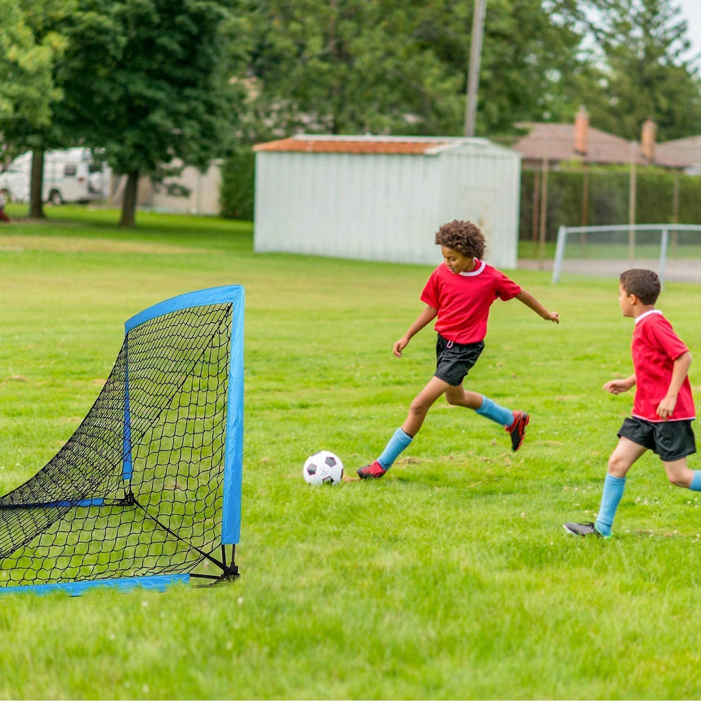 Portable 6x4FT Kids Soccer Goal Net Backyard Football Training