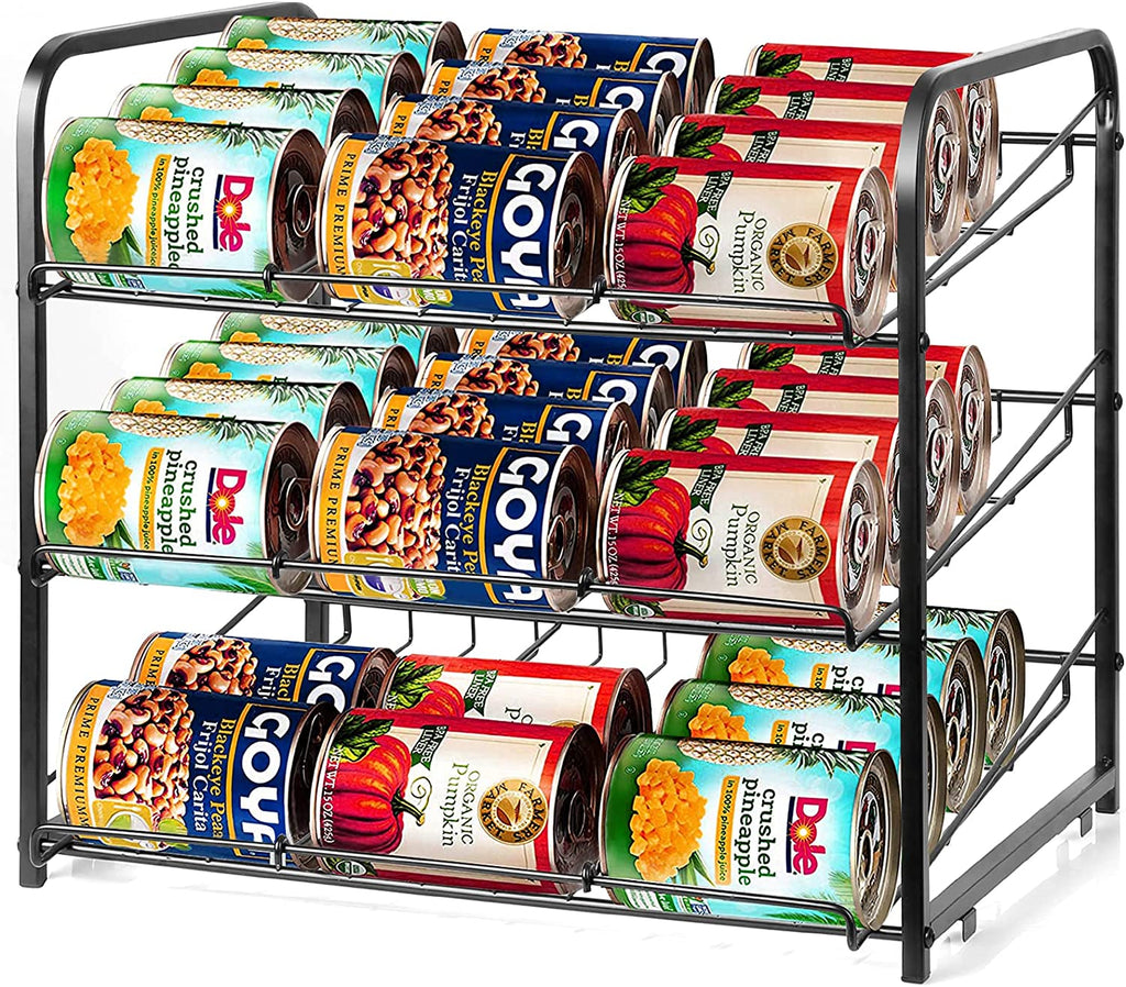 Crzdeal 3 Tier Can Rack Organizer, Stackable Can Storage Dispenser, Ho –  amzdeal-US