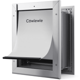 Pet Door for Wall, Aluminum Alloy Frame, Telescoping Tunnel Dog Door for Wall, Steel Frame, Pets Up to 12 Lb, Small