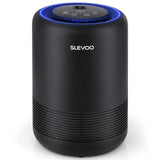 Slevoo Air Purifiers for Bedroom Pets Smokers in Home, 215 ft2 H13 True HEPA Filter Air Cleaner, Black